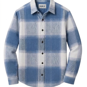 Max Urban Men's Premium Cotton Blend Printed Checkered Shirt