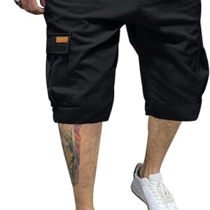 Max Urban Premium Men's Cotton Chino Stretch Twill Cargo Shorts with Pockets