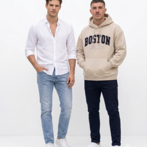Men's Stylish Hoodie & Jeans Combo | Casual Wear Outfit