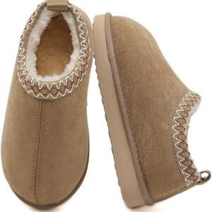 SMajong Kids Slippers Girls Boys House Shoes Fuzzy Warm